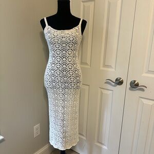 Elegant White Lace Dress